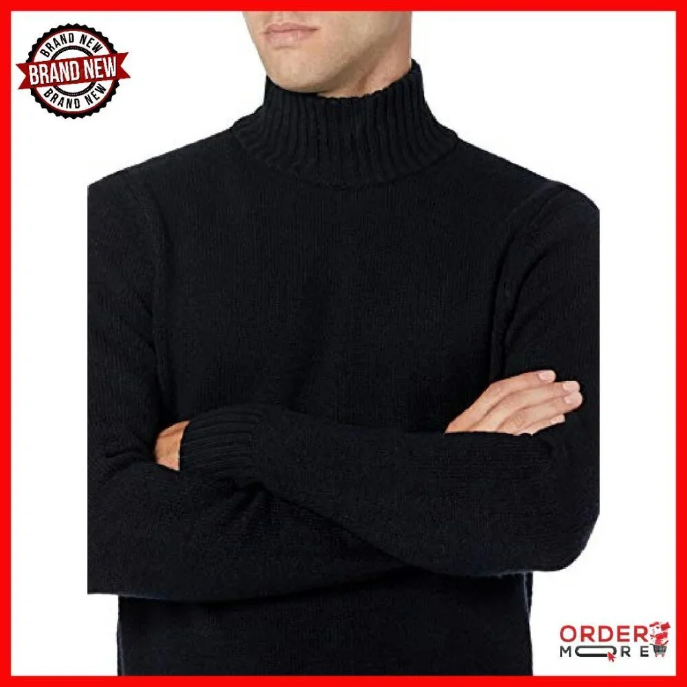 Men's Soft Touch Turtleneck Sweater, Regular Fit, Cotton Blend